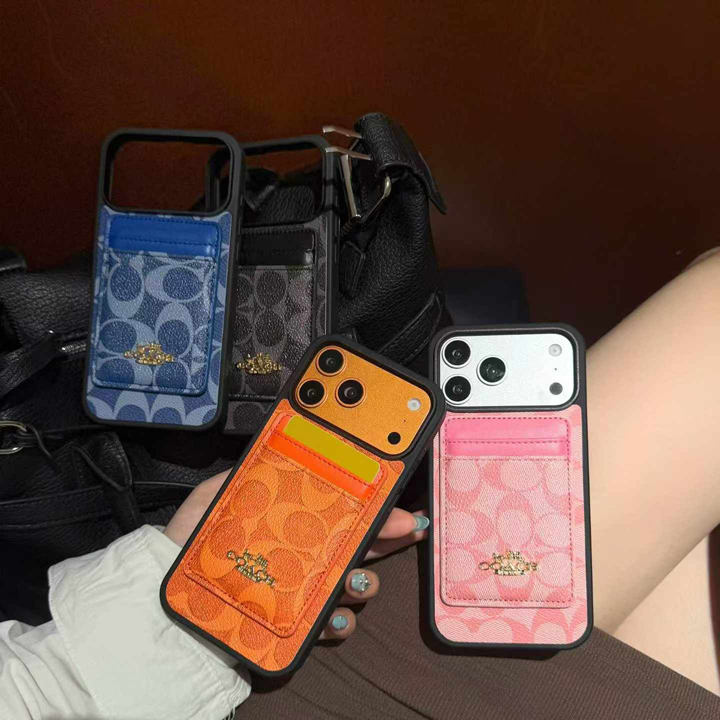 かわいいレディースキラキラコーチ風iphone17ケースブランドcoachスマホケース
