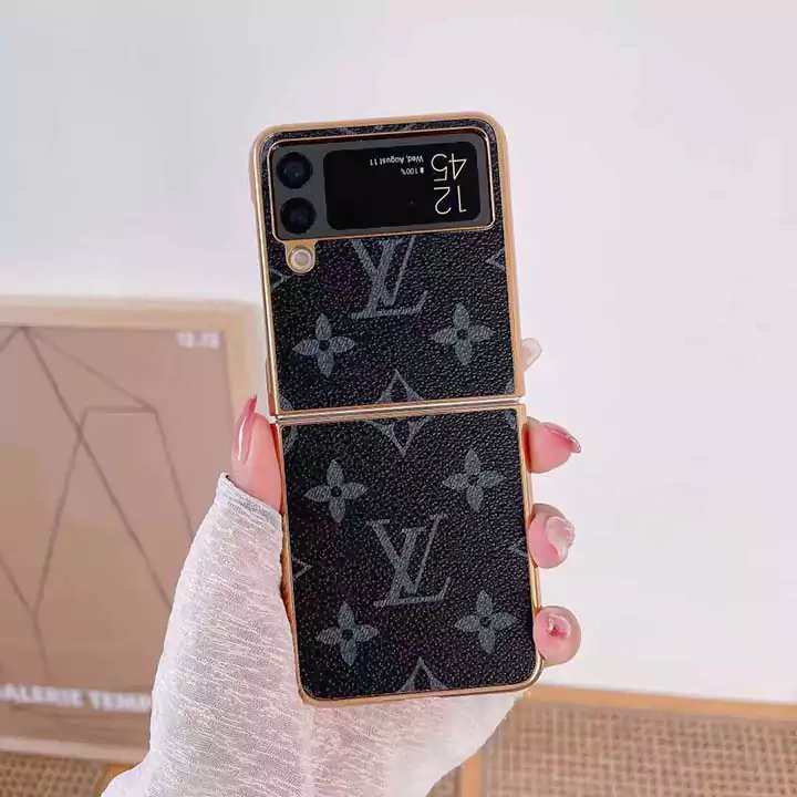 Z Flip6 Galaxy ケース ルイヴィトン風 かっこいい アウトドア