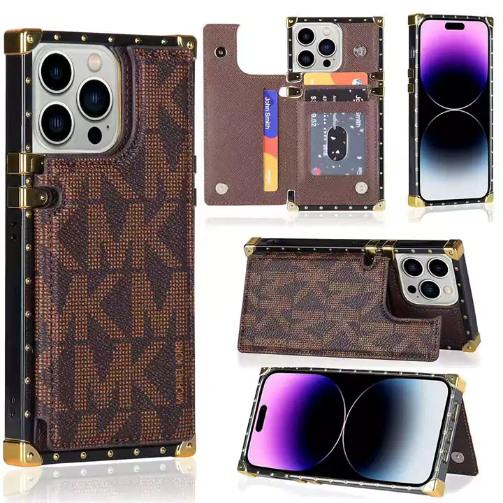 かわいいレディースキラキラマイケルコース風iphone18proケースブランドMKスマホケース