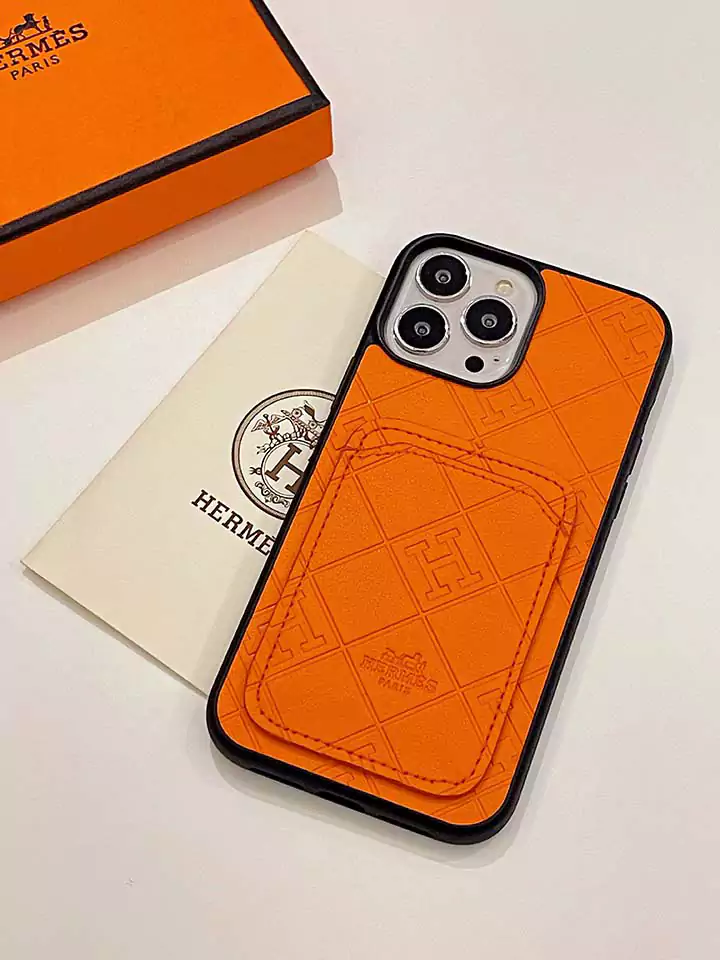 iphone14 ケース エルメス風 カード収納 かっこいい メンズ 覗き見防止