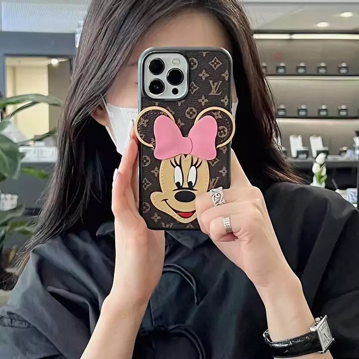 iphone17ケース ルイヴィトン キャラクター ハイブランド 携帯ケース かわいい 大人 防塵