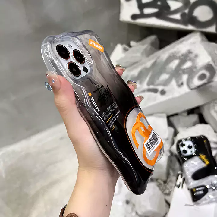iphone17 ステューシー ブランド スマホケース ストリート メンズ 衝撃吸収