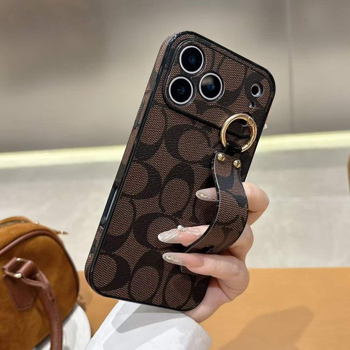 コーチ風おしゃれ芸能人衝撃吸収iphone16proケースブランドCOACHスマホケース