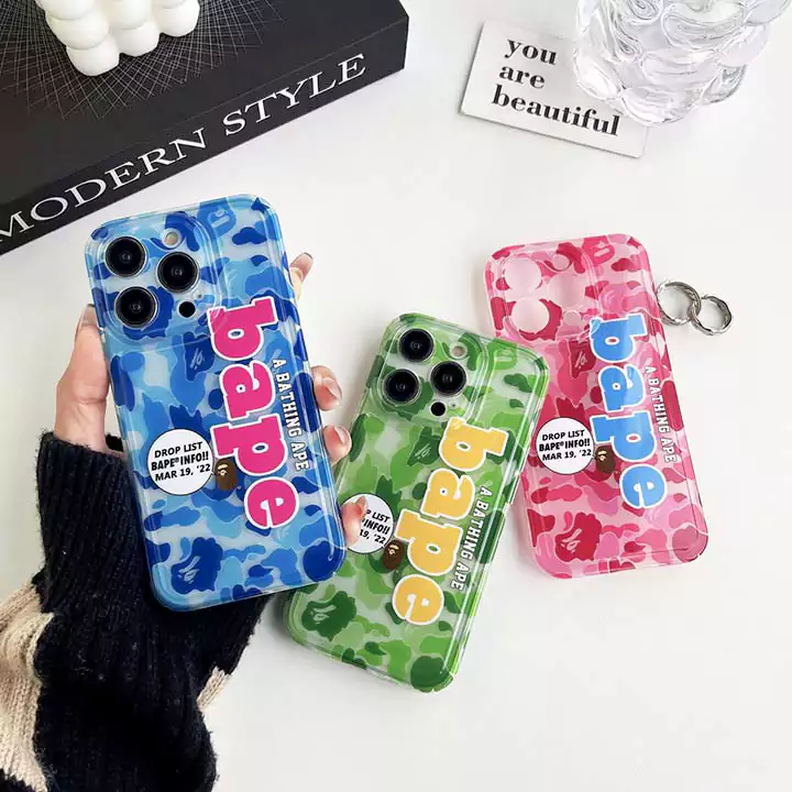 エイプ風ストリート芸能人覗き見防止iphone18ケースブランドBapeスマホケース