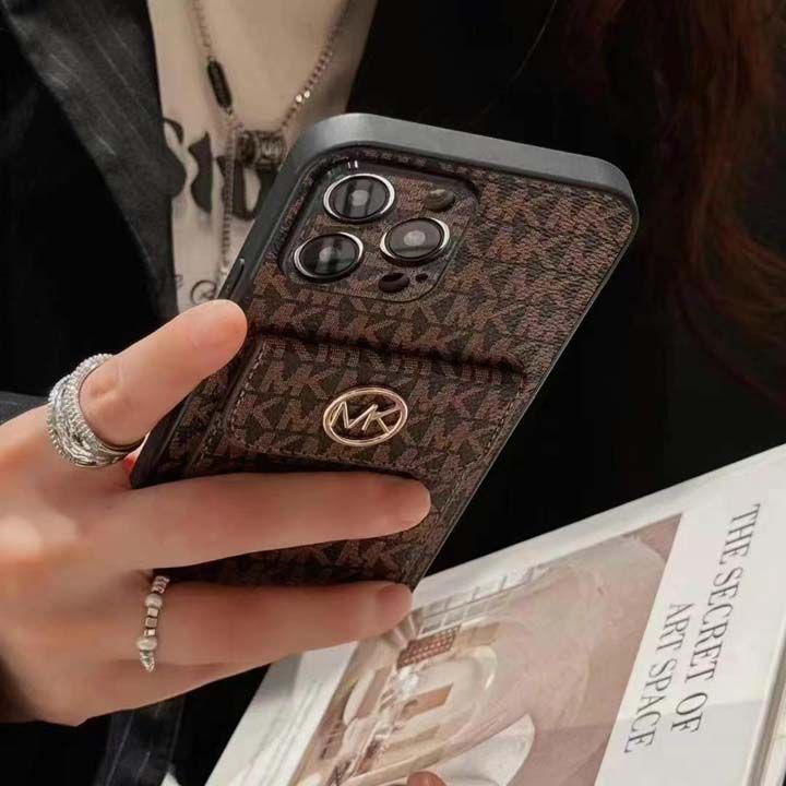 マイケルコース風シンプル大人傷防止iphone18proケースブランドMKスマホケース