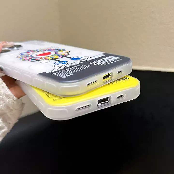 カイカイキキ風おしゃれ芸能人衝撃吸収iphone15ケースブランドMurakamiSunflowerスマホケース
