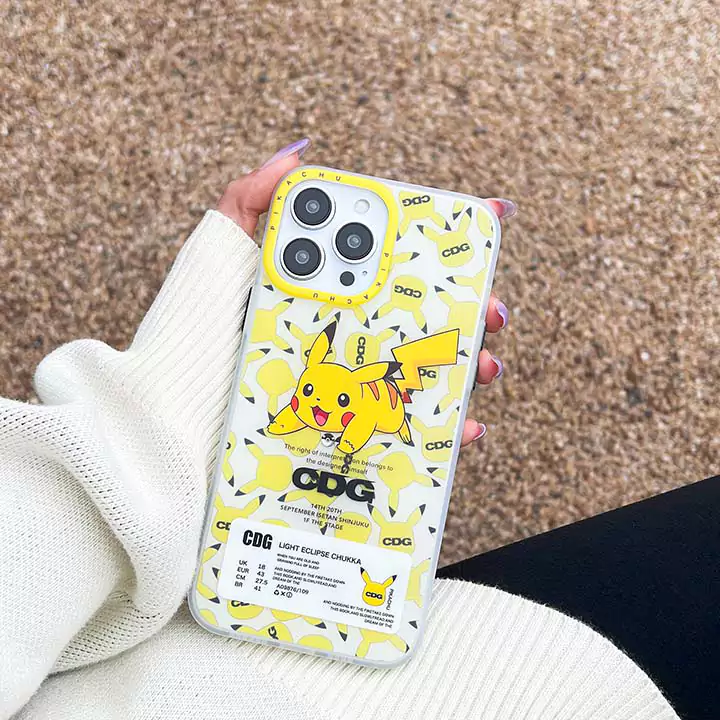 かわいいレディースキラキラコムデギャルソン風iphone17ケースブランドCDGスマホケース