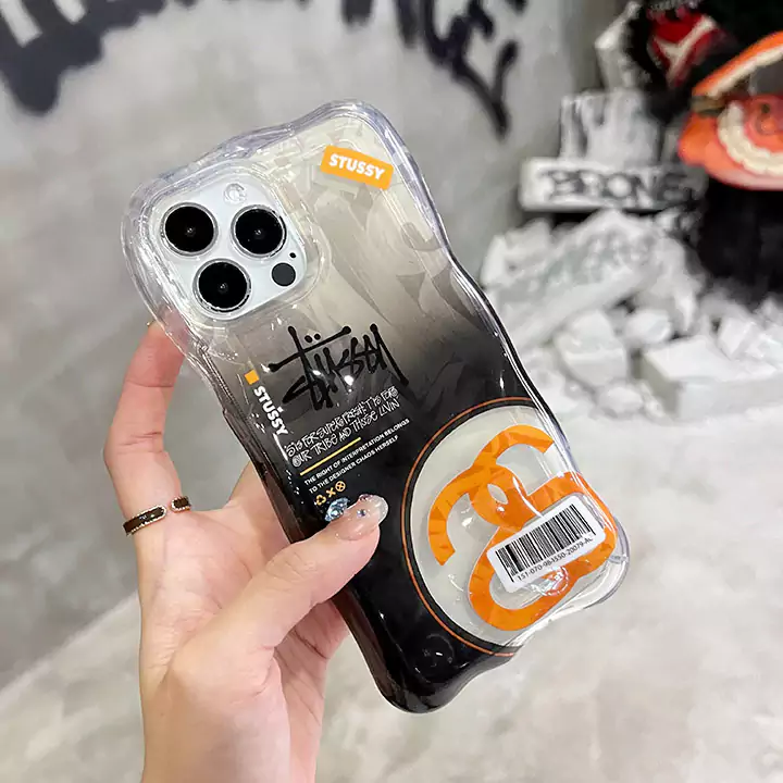 iphone16 ステューシー ブランド スマホケース かっこいい 大人 ミニマル