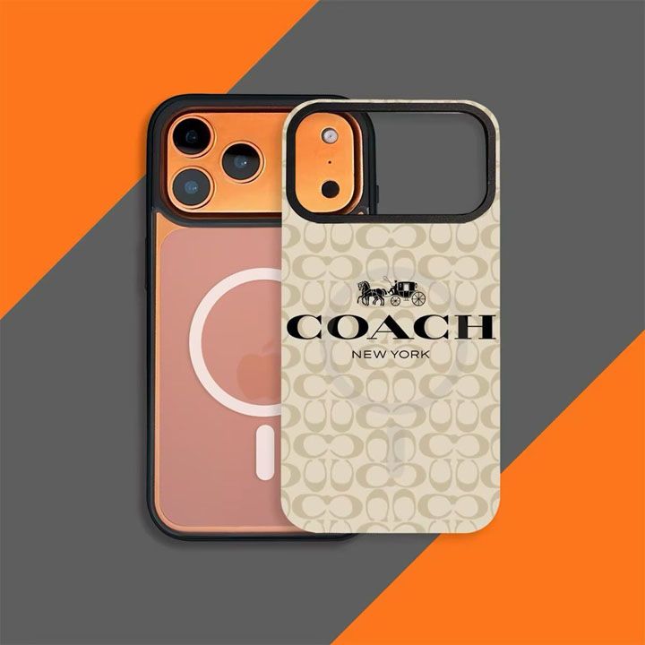 コーチ風おすすめ芸能人高品質iphone16proケースブランドCOACHスマホケース