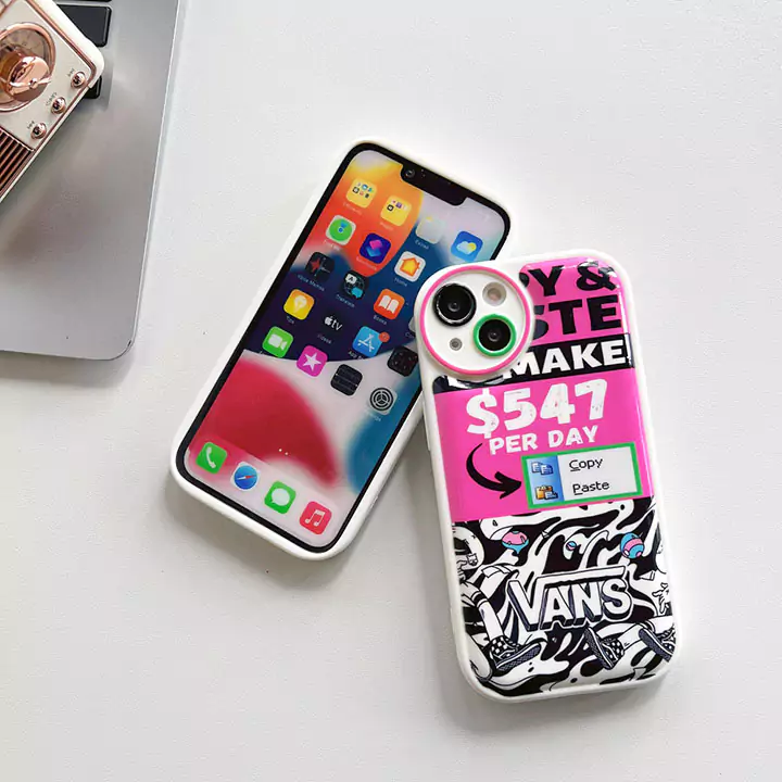 ヴァンズ風かっこいいメンズ薄型iphone17ケースブランドVANSスマホケース