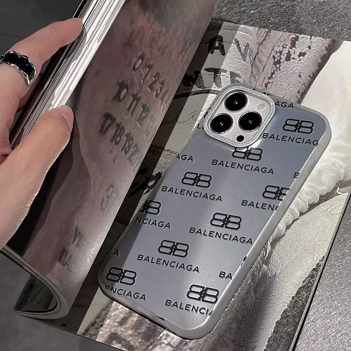 シンプル大人防塵バレンシアガ風iphone17proケースブランドBalenciagaスマホケース