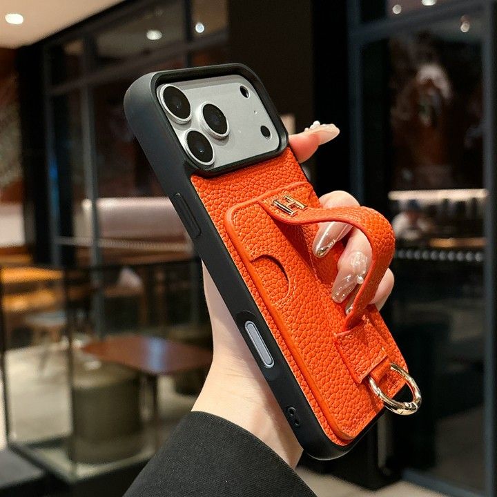 エルメス風面白い高校生傷防止iphone17promaxケースブランドhermesスマホケース