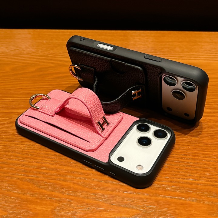 かわいいレディースキラキラエルメス風iphone18proケースブランドhermesスマホケース