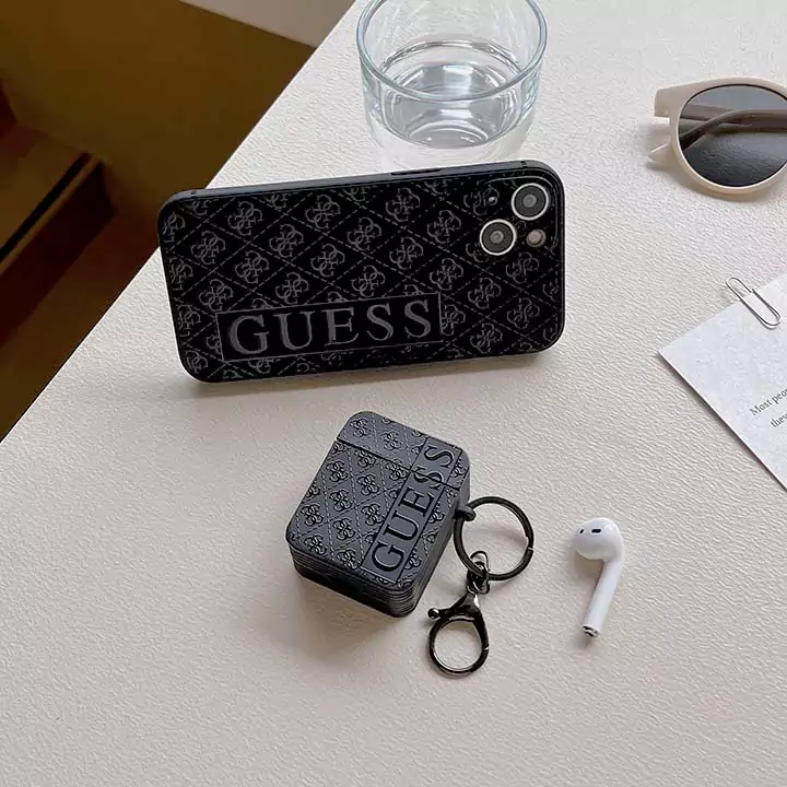 シンプル大人防塵ゲス風iphone17proケースブランドGUESSスマホケース