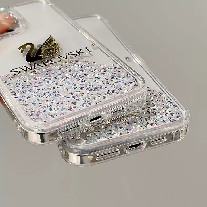 スワロフスキー風おしゃれ芸能人衝撃吸収iphone15ケースブランドSwarovskiスマホケース