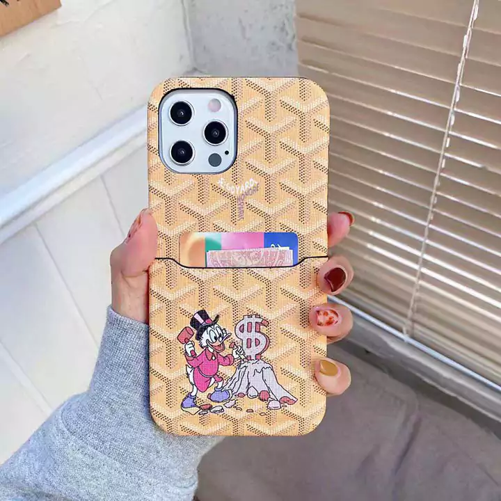 ゴヤール風面白い高校生傷防止iphone17promaxケースブランドgoyardスマホケース