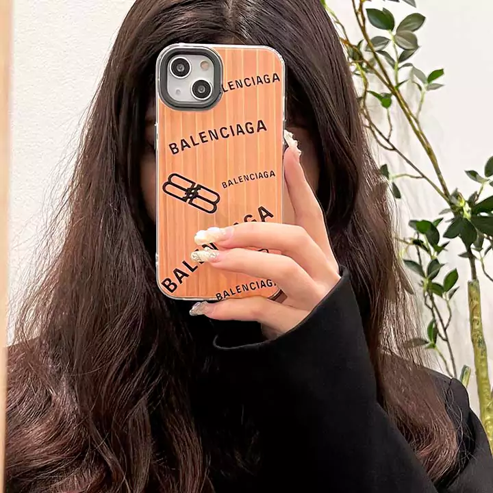 かわいいレディースキラキラバレンシアガ風iphone18proケースブランドBalenciagaスマホケース