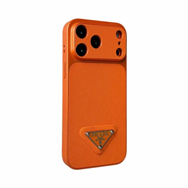 シンプル大人防塵プラダ風iphone17proケースブランドPradaスマホケース