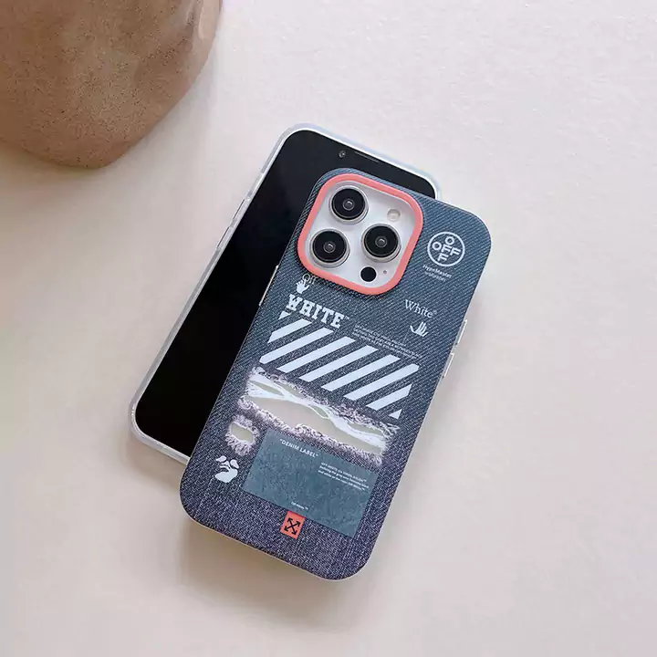 iphone14 pro 携帯ケース オフホワイト ハイブランド スマホケース かわいい 大人 防塵