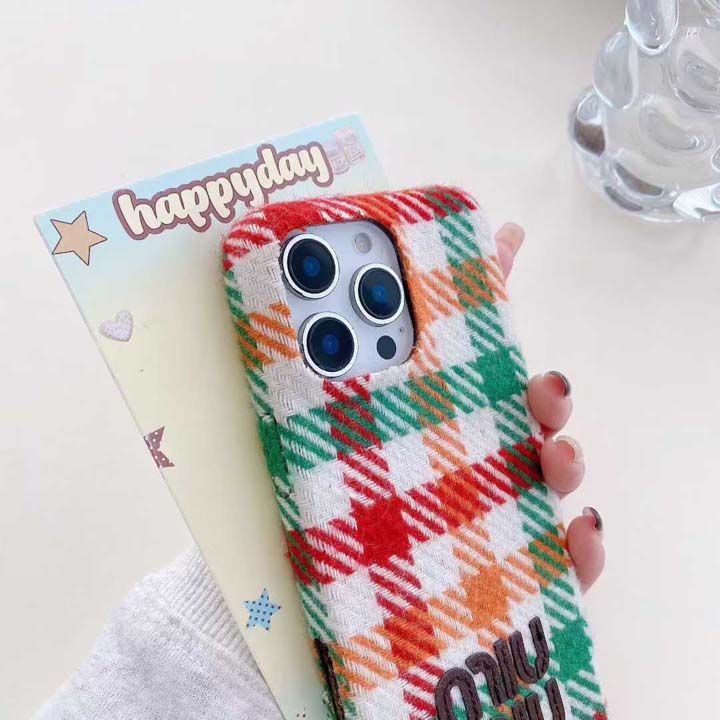 ミュウミュウ風ストリート高校生軽量iphone18proケースブランドmiumiuスマホケース
