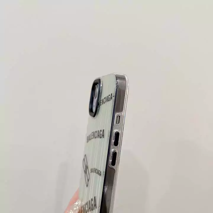 シンプル大人防塵バレンシアガ風iphone17proケースブランドBalenciagaスマホケース