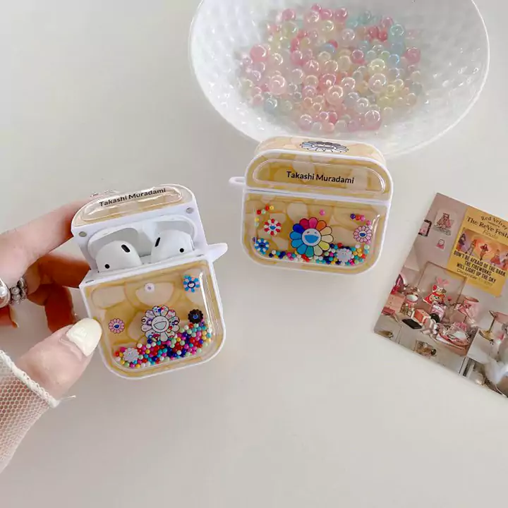 ストリートカップル軽量MurakamiSunflower風iphone16ケースブランドスマホケース