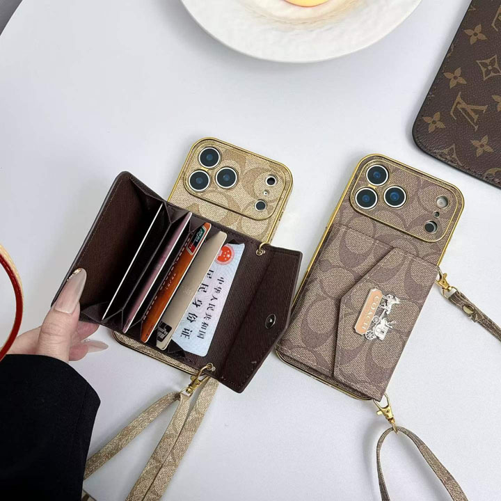 人気メンズ高級感コーチ風iphone16proケースブランドCoachスマホケース