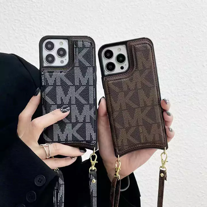 ストリートカップル軽量マイケルコース風iphone16ケースブランドMKスマホケース