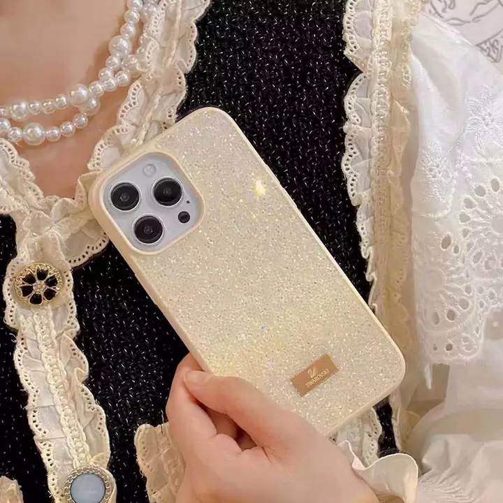 面白いカップル耐衝撃スワロフスキー風iphone16ケースブランドSwarovskiスマホケース