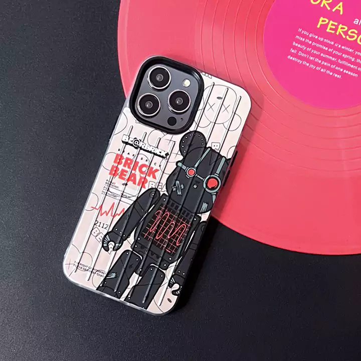 ベアブリック風安いレディース新作iphone16promaxケースブランドbearbrickスマホケース