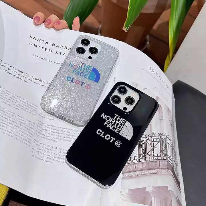 ザ・ノース・フェイス iphone18 pro 保護ケース ハイブランド 流行り カップル 黄ばみ防止