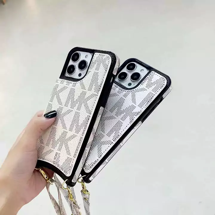 かわいいレディースキラキラマイケルコース風iphone17ケースブランドMKスマホケース