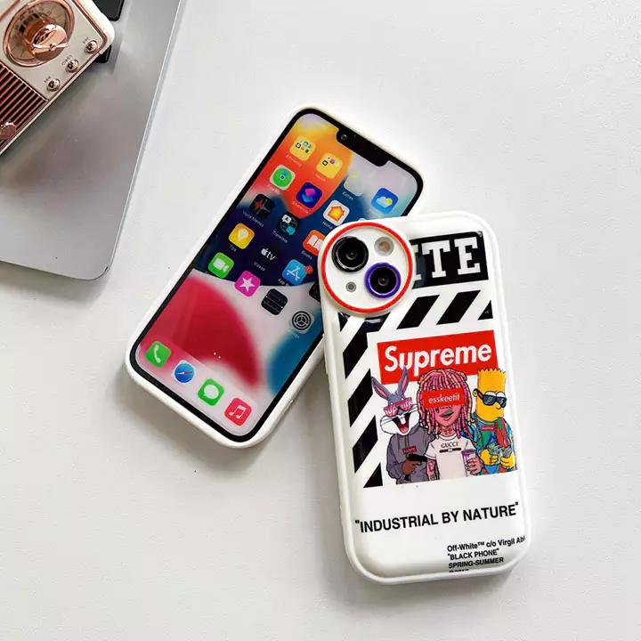 iphone13 ケース オフホワイト スマホケース ブランド おすすめ 高校生 傷防止
