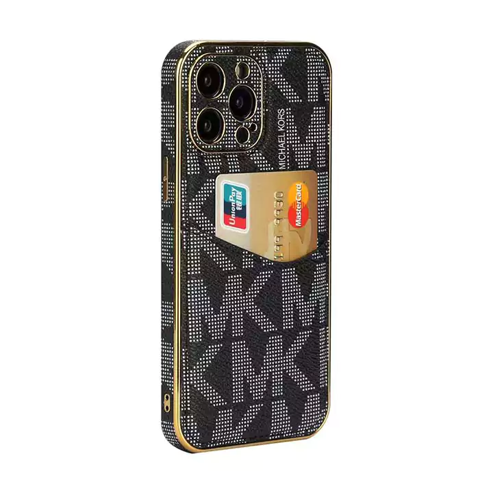シンプル大人防塵マイケルコース風iphone17proケースブランドMKスマホケース