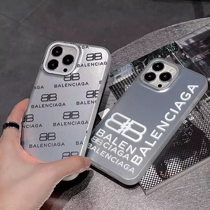 人気メンズ高級感バレンシアガ風iphone16proケースブランドBalenciagaスマホケース