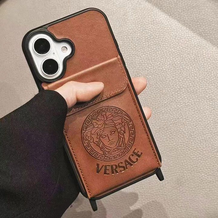 シンプル大人防塵ヴェルサーチ風iphone18proケースブランドversaceスマホケース