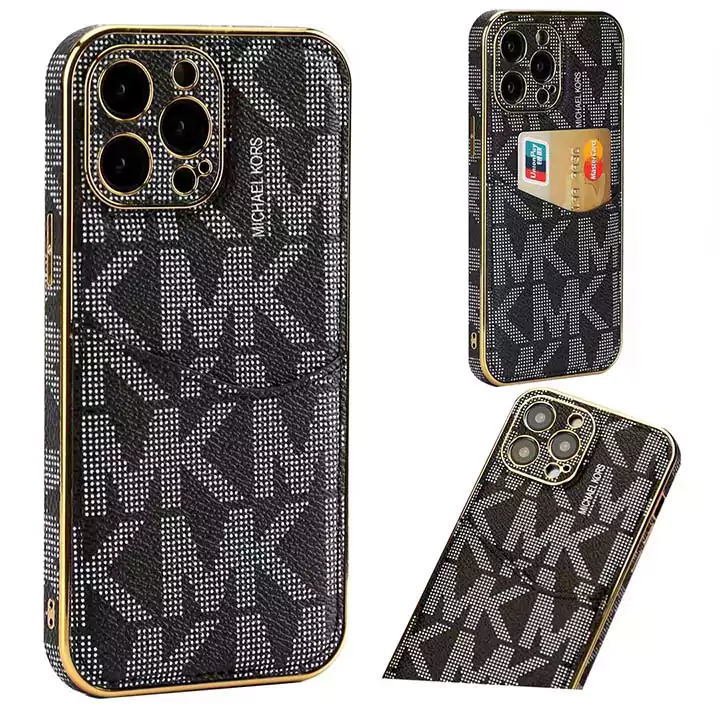 マイケルコース風アウトドア高校生軽量iphone17promaxケースブランドMKスマホケース