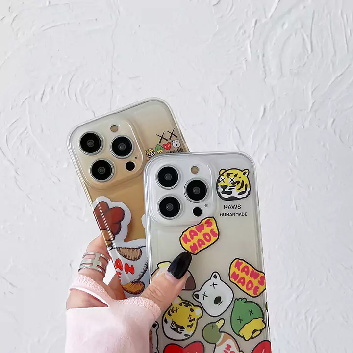 ヒューマンメイド風かっこいいメンズ薄型iphone17ケースブランドHumanMadeスマホケース