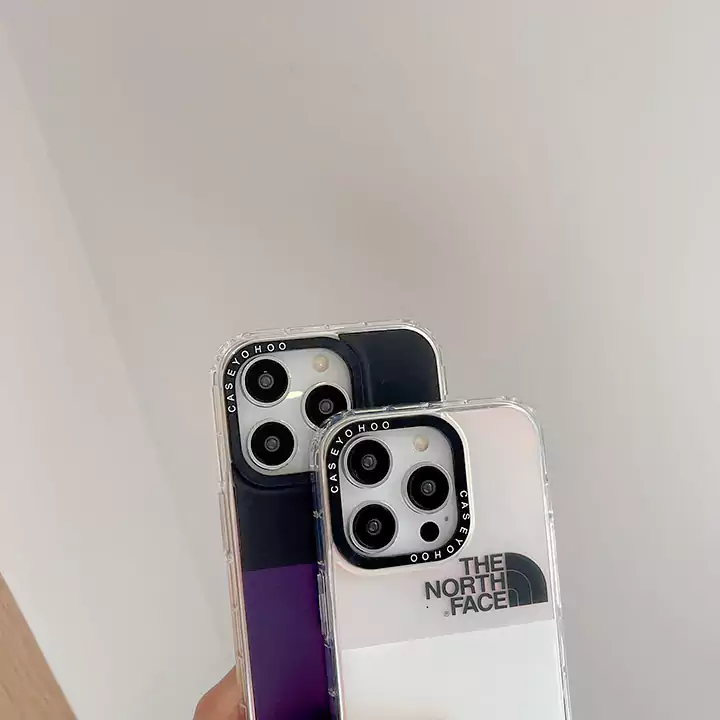 ザ・ノース・フェイス iphone16 plus ケース ブランド かわいい 女子 アンチグレア