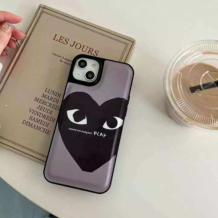 コムデギャルソン風かっこいいメンズ薄型iphone18proケースブランドCDGスマホケース