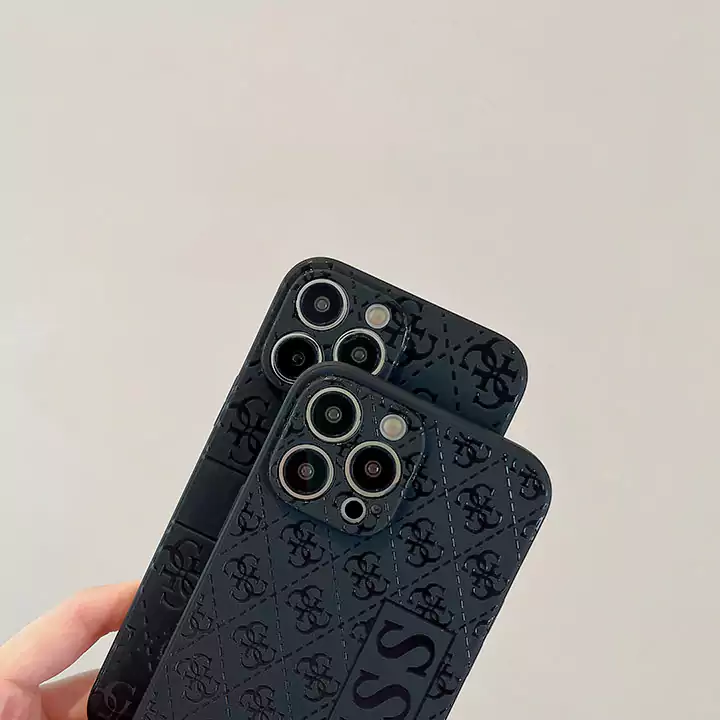 シンプル大人防塵ゲス風iphone17proケースブランドGUESSスマホケース