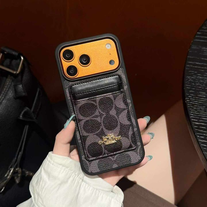 人気メンズ最強コーチ風iphone16proケースブランドcoachスマホケース