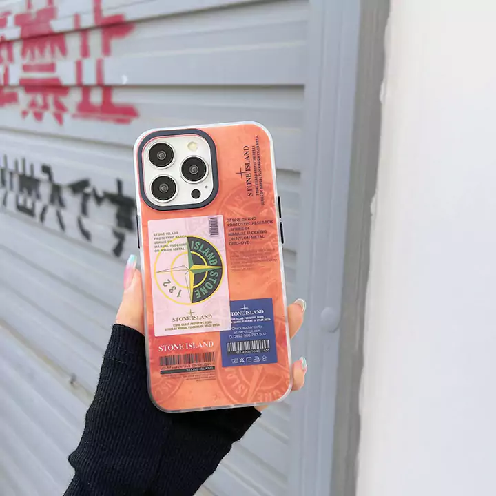 人気メンズ高級感ストーンアイランド風iphone16proケースブランドstoneislandスマホケース