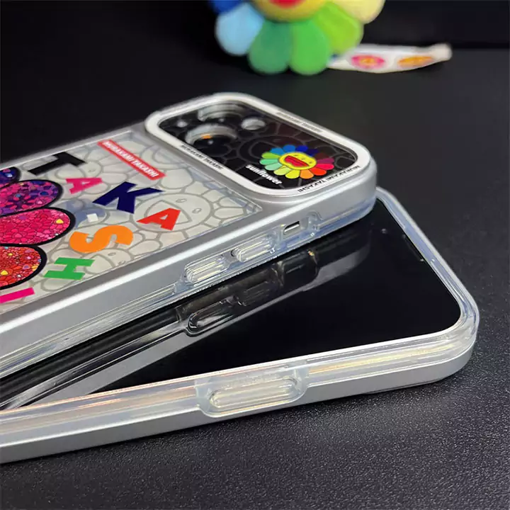 カイカイキキ風安いレディース新作iphone16promaxケースブランドMurakamiSunflowerスマホケース
