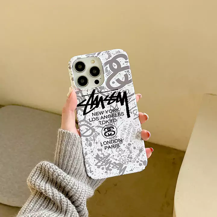 iphone15 pro ケース ステューシー ハイブランド スマホケース かわいい メンズ 薄型