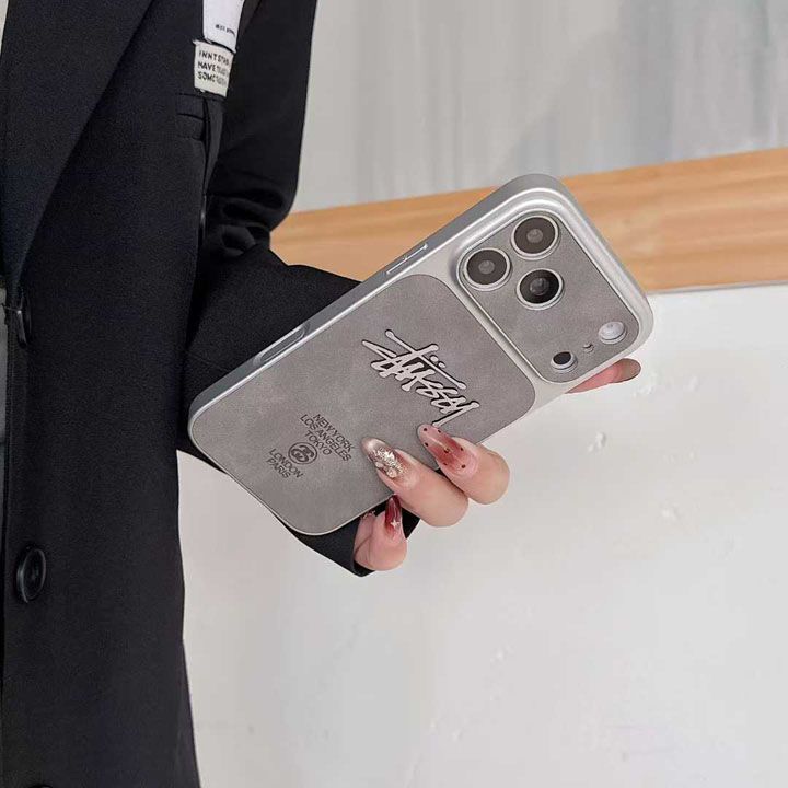 シンプル大人防塵ステューシー風iphone18ケースブランドstussyスマホケース