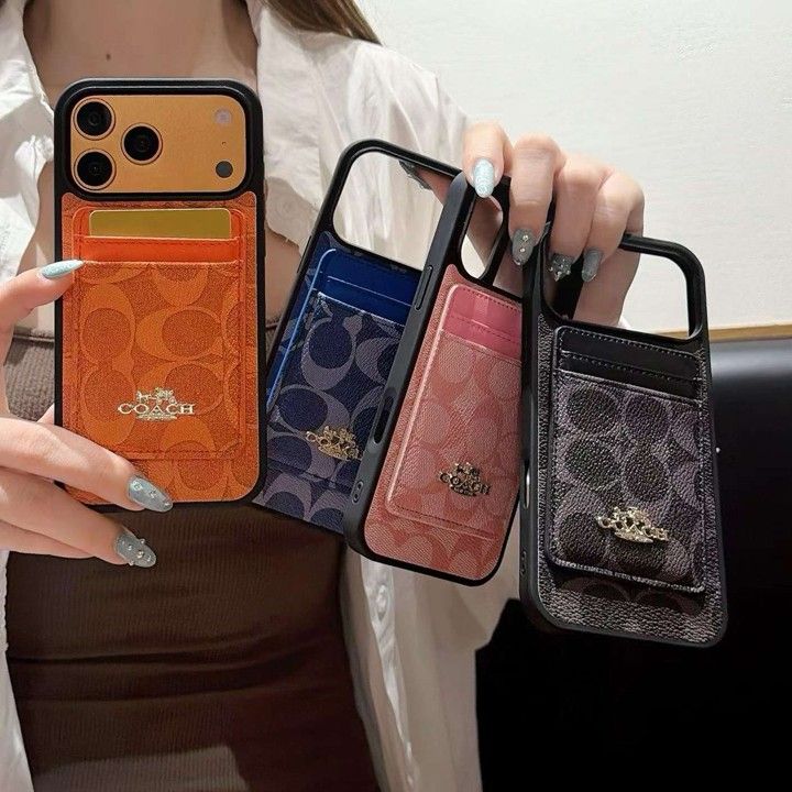シンプル大人防塵コーチ風iphone17proケースブランドcoachスマホケース
