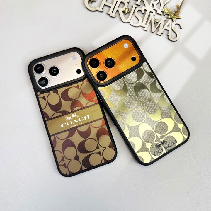 iphone15 ケース Coach風 安い ストリート