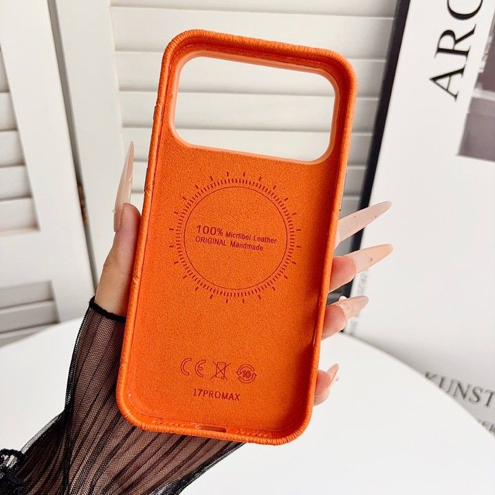 iphone18 fold ケース Hermes風 人気 アウトドア