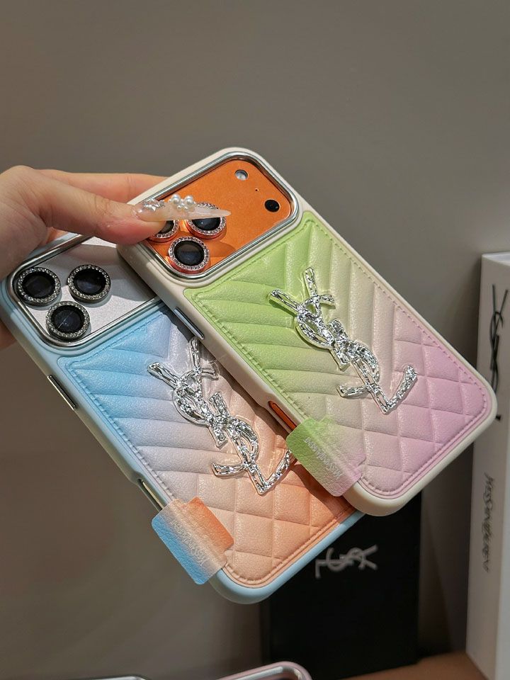 イヴサンローラン風おしゃれ芸能人衝撃吸収iphone15ケースブランドYSLスマホケース